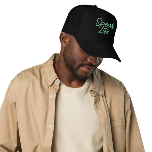 Speak Life Foam trucker Hat